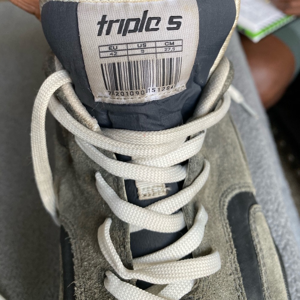 Gray Balenciaga Triple S Dad sneaker 9US. $450